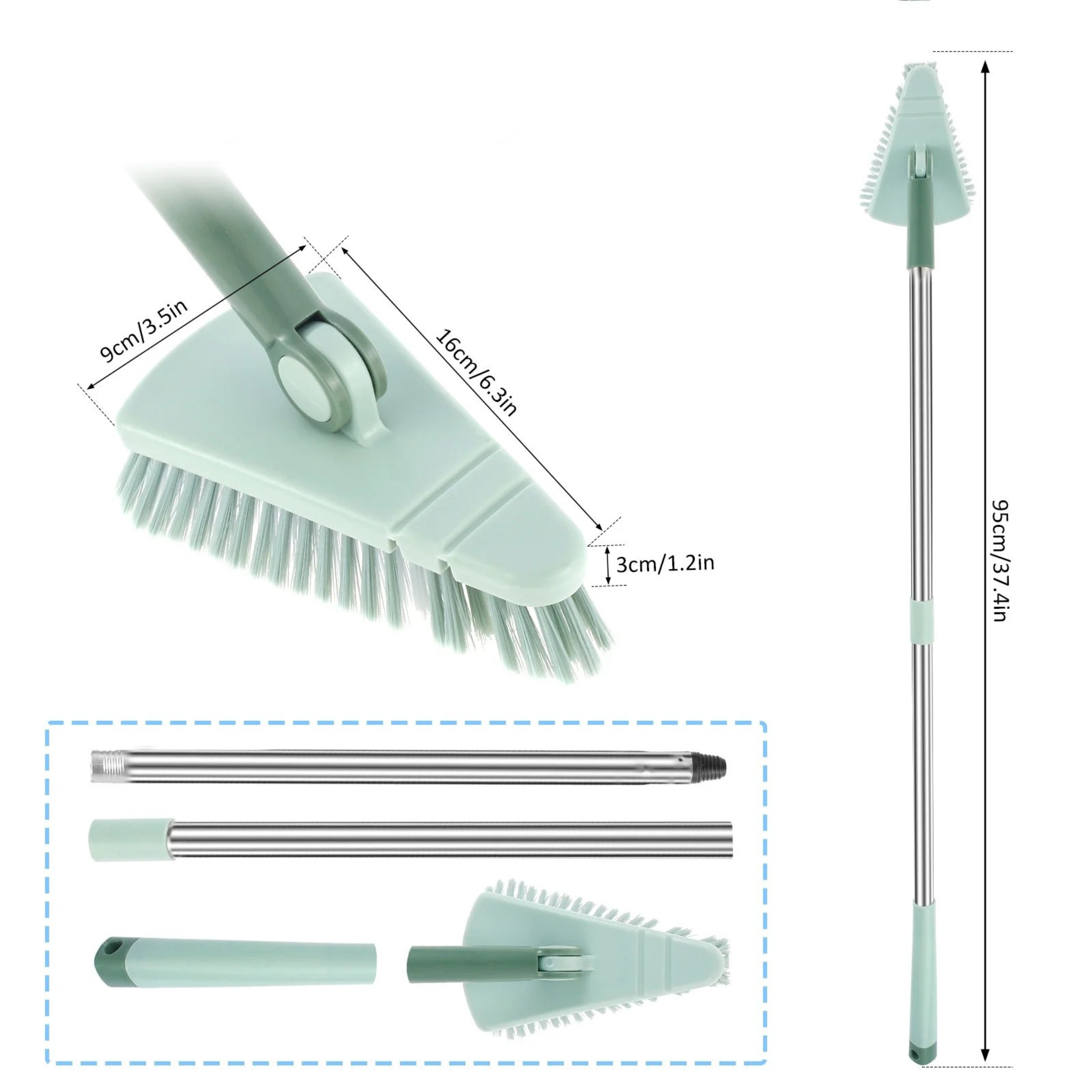 TriBrush™ Extendable Scrubber
