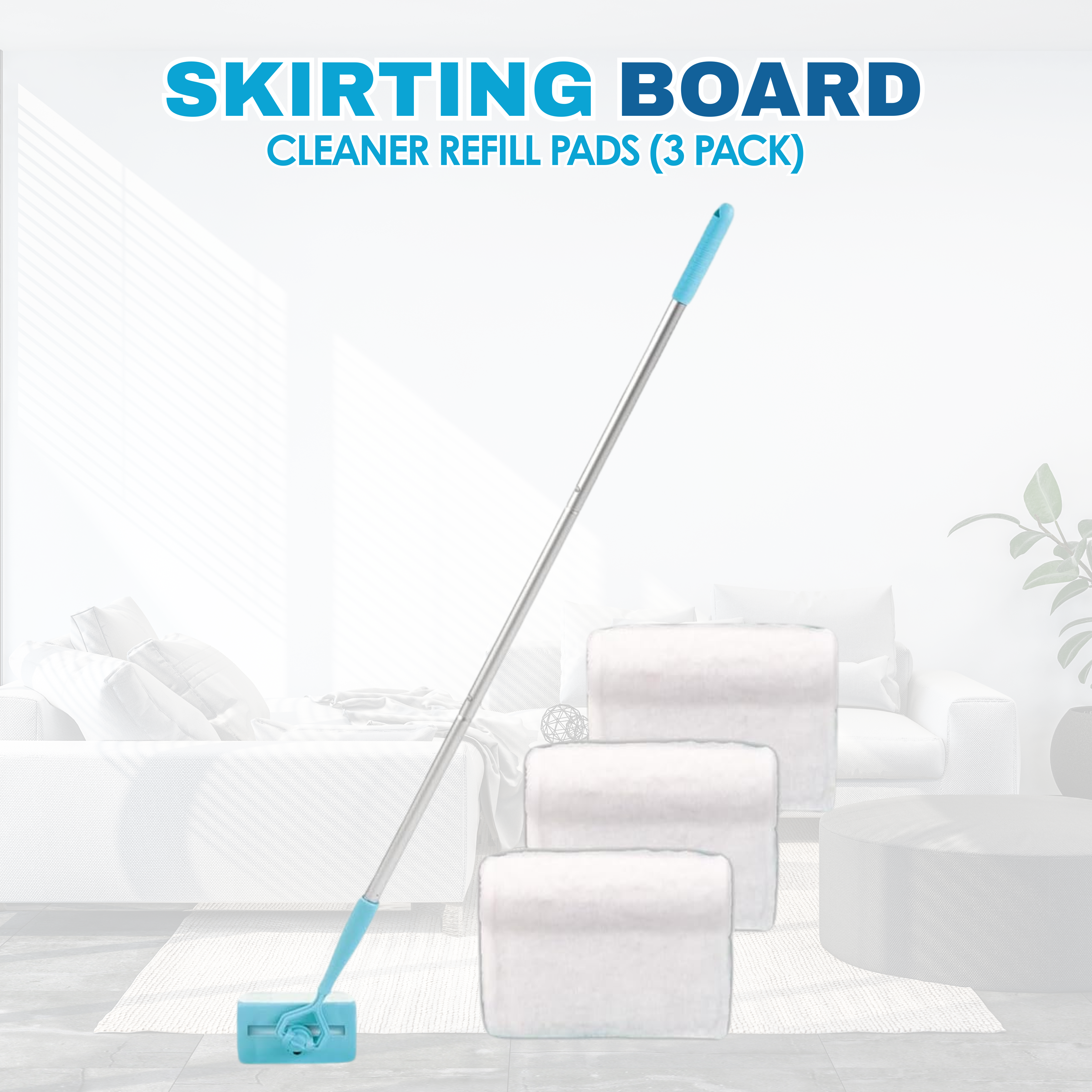 Skirting Board Cleaner (Replacement Cloths Only)