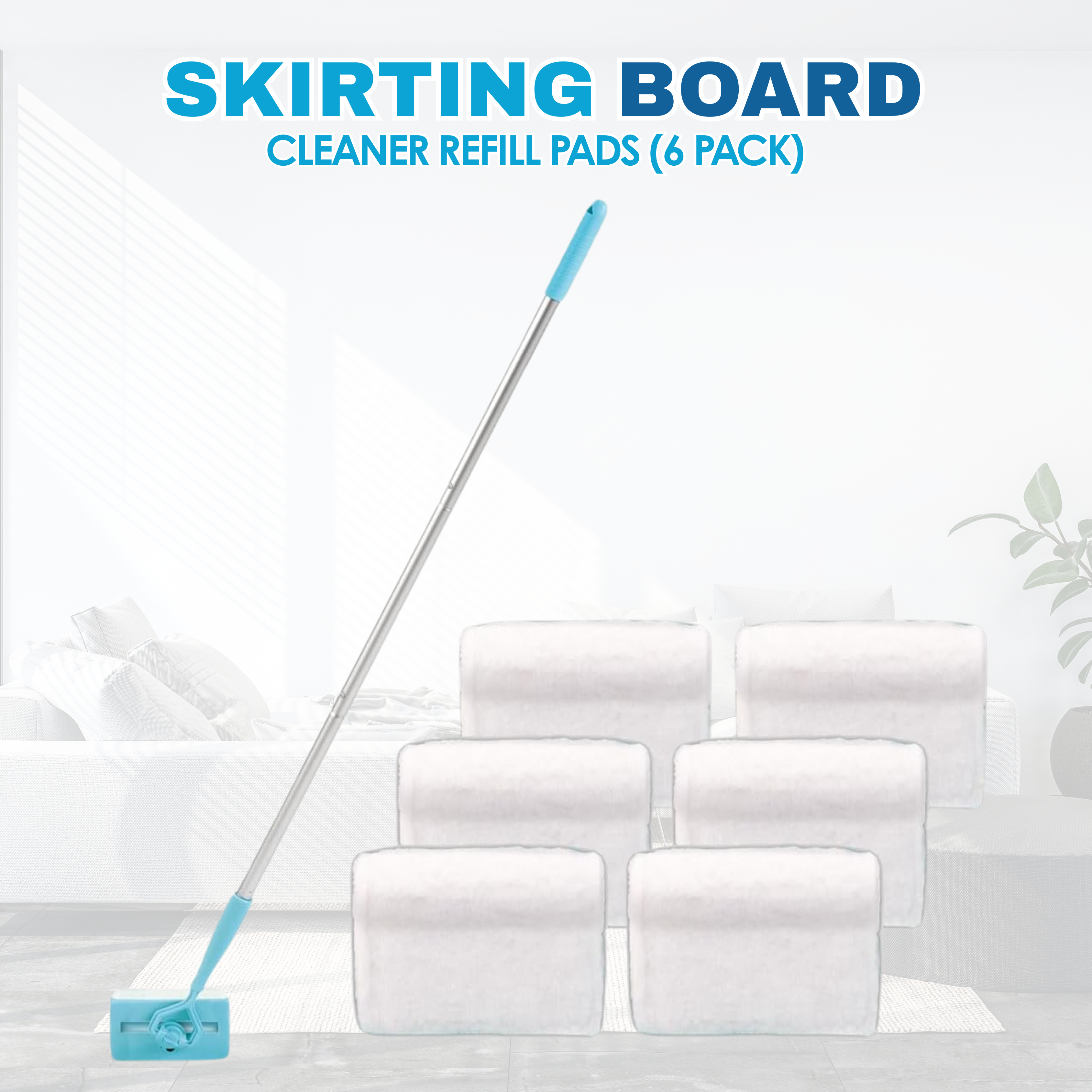 Skirting Board Cleaner (Replacement Cloths Only)