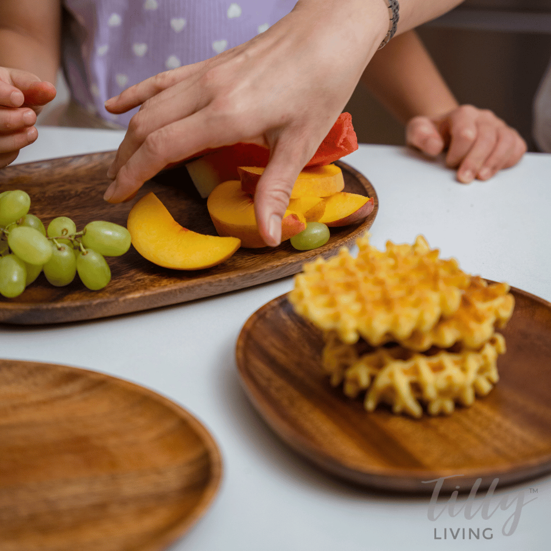 Acacia Wood Serving Plates