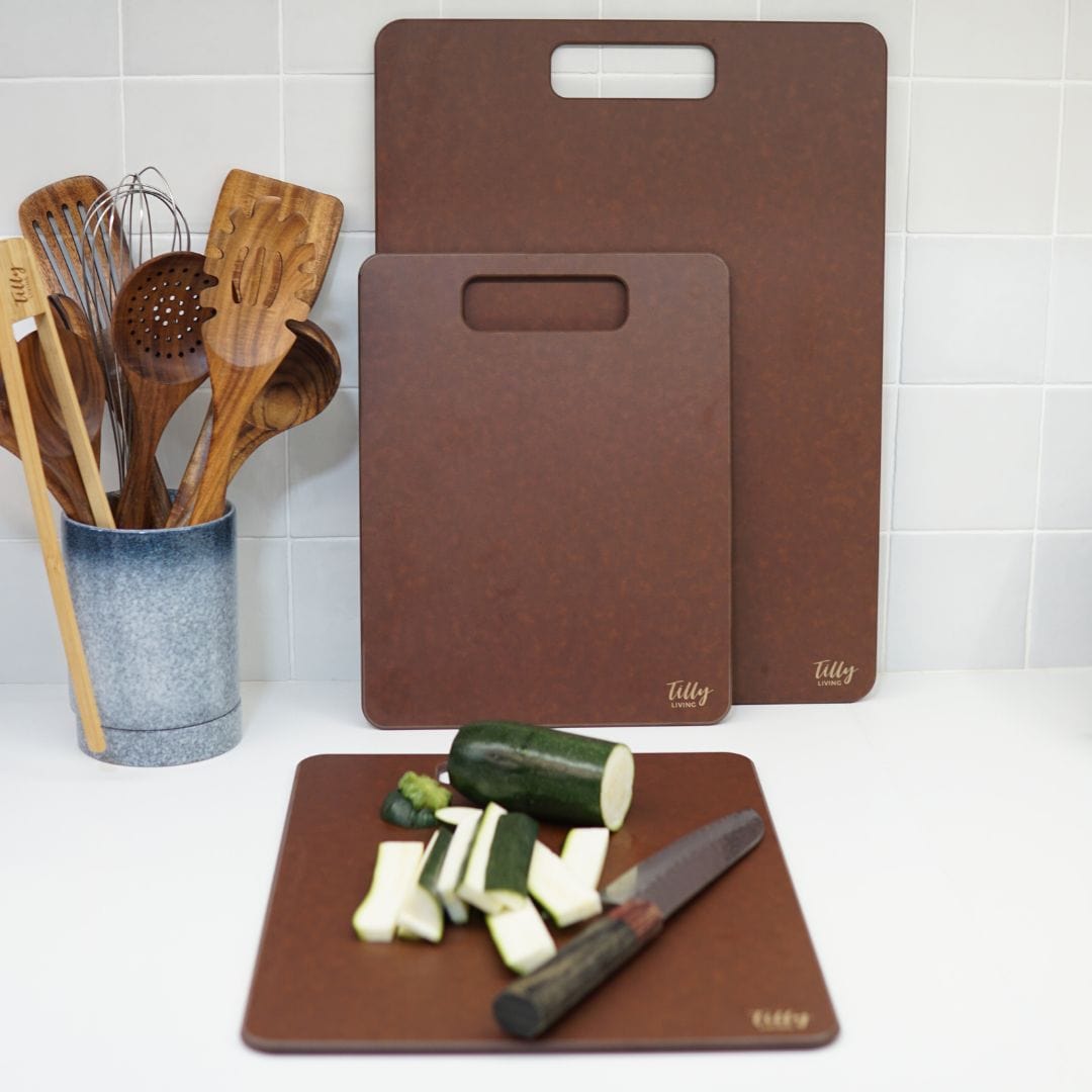 GrainBond Chopping Board Set - Sustainable & Microplastic-Free