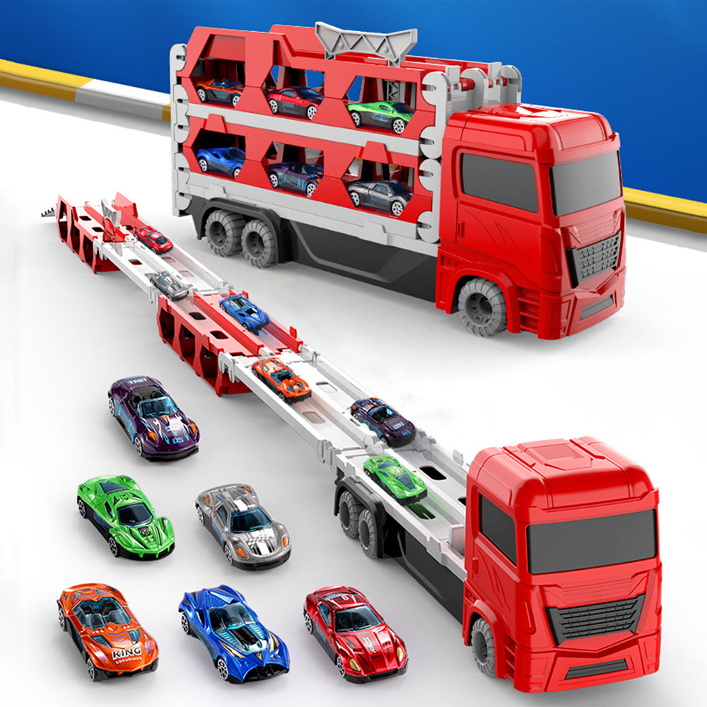 Mega Hauler Truck With Ejection Race Track (Includes Mini Cars)