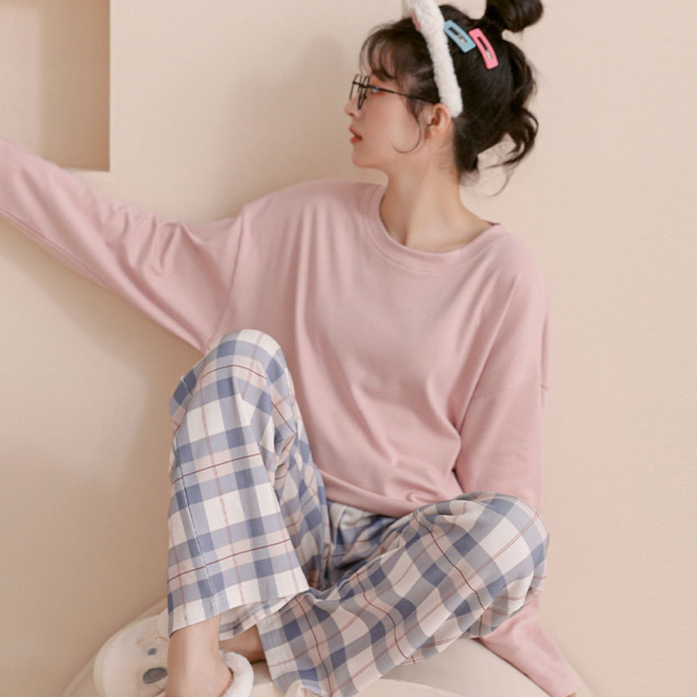 Cotton Long Sleeve Sleepwear Set