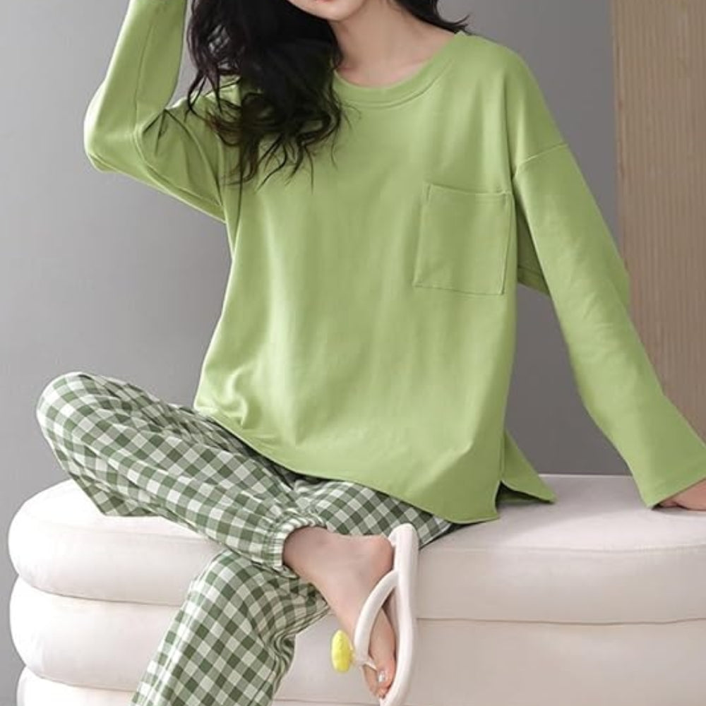 Cotton Long Sleeve Sleepwear Set