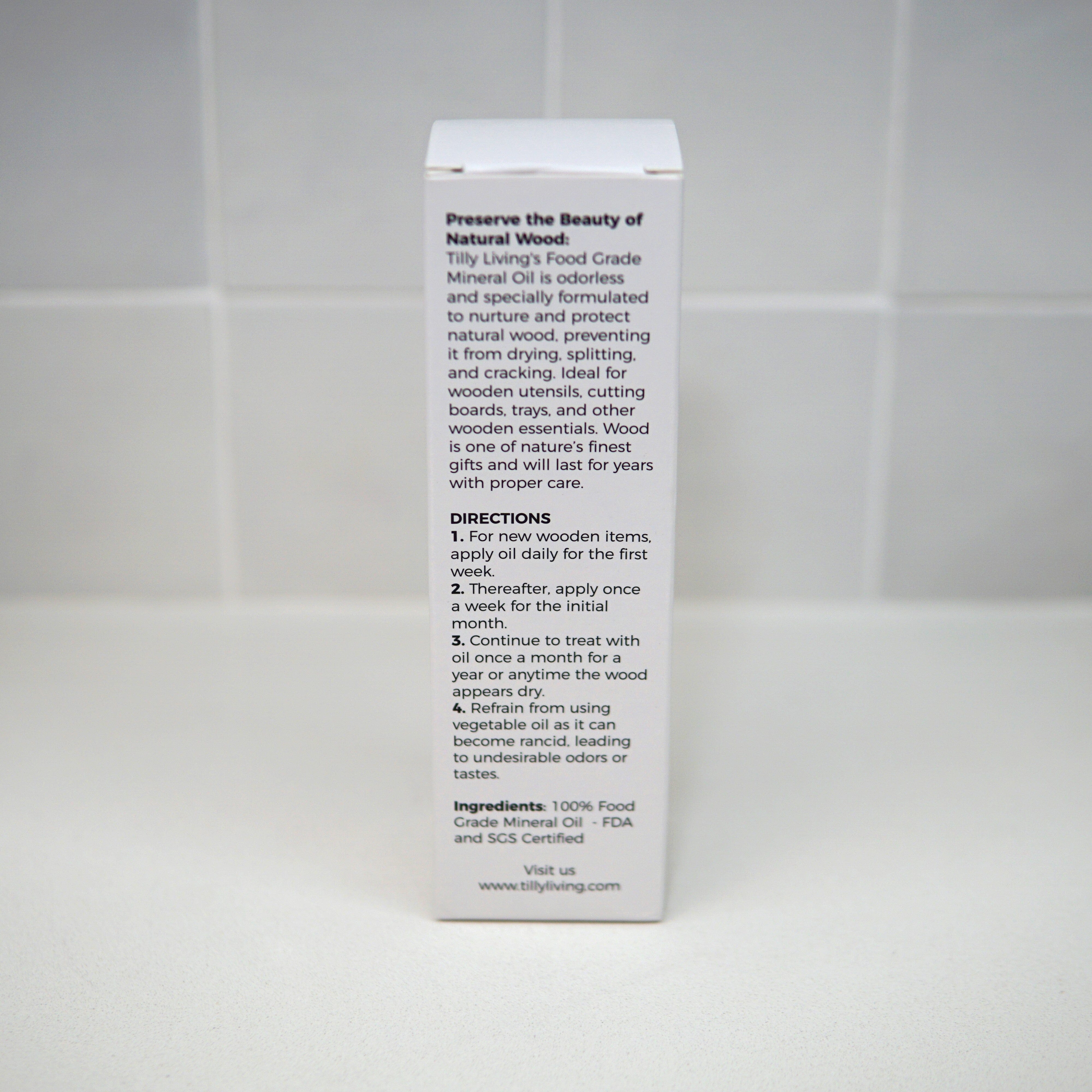 Food Grade Mineral Oil for Wooden Utensils